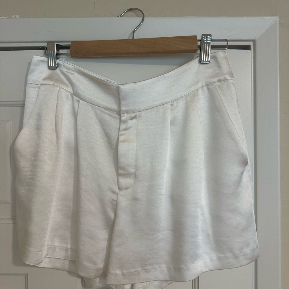 NWT Ramy Brook High Waist White Women's Shorts